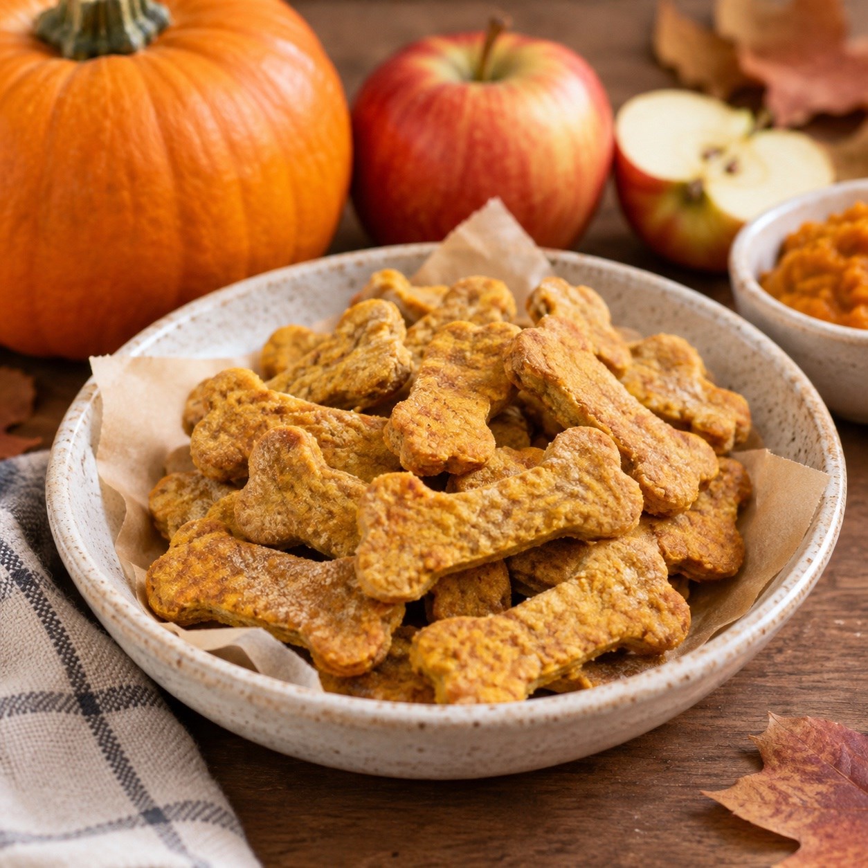 Pumpkin & Apple Dog Treats