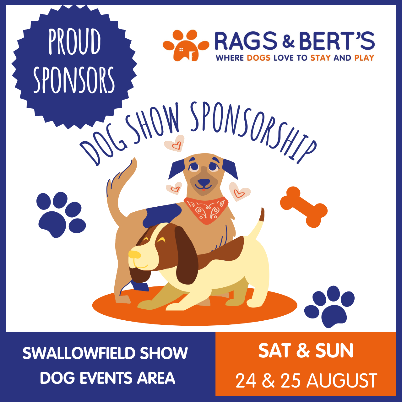Proud Sponsors at the Swallowfield Show 2025