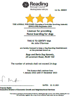 boarding license